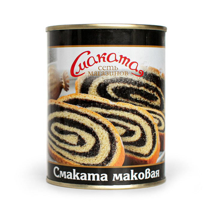 СМАКАТА МАКОВАЯ, НАПОЛНИТЕЛЬ ПИЩЕВОЙ ПАСТЕРИЗОВАННЫЙ, 380 г. | БЕЛАРУСЬ