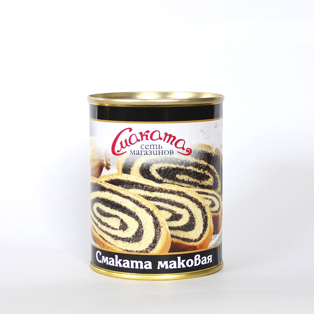 СМАКАТА МАКОВАЯ, НАПОЛНИТЕЛЬ ПИЩЕВОЙ ПАСТЕРИЗОВАННЫЙ, 380 г. | БЕЛАРУСЬ