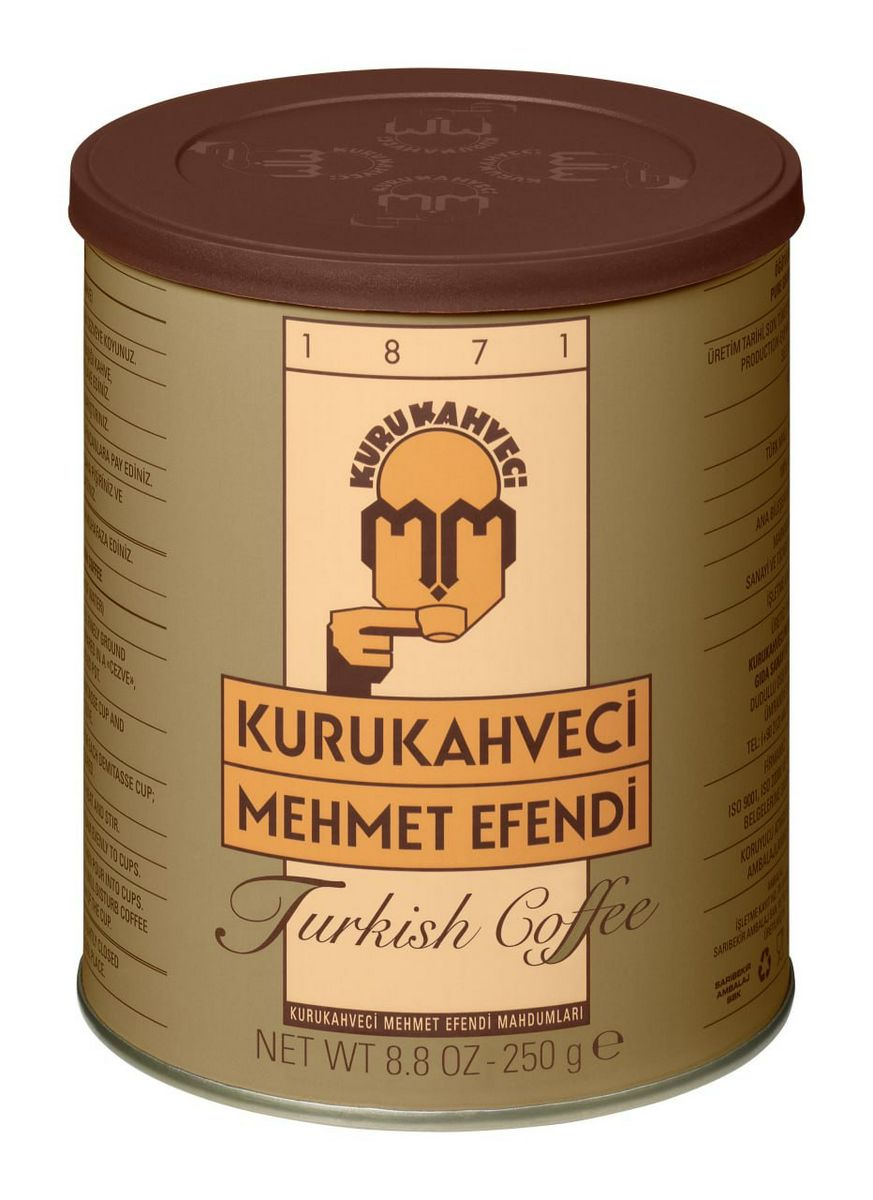 КОФЕ ПО ТУРЕЦКИ НАТУРАЛЬНЫЙ ЖАРЕНЫЙ МОЛОТЫЙ, Kurukahveci , 250г. | Турция